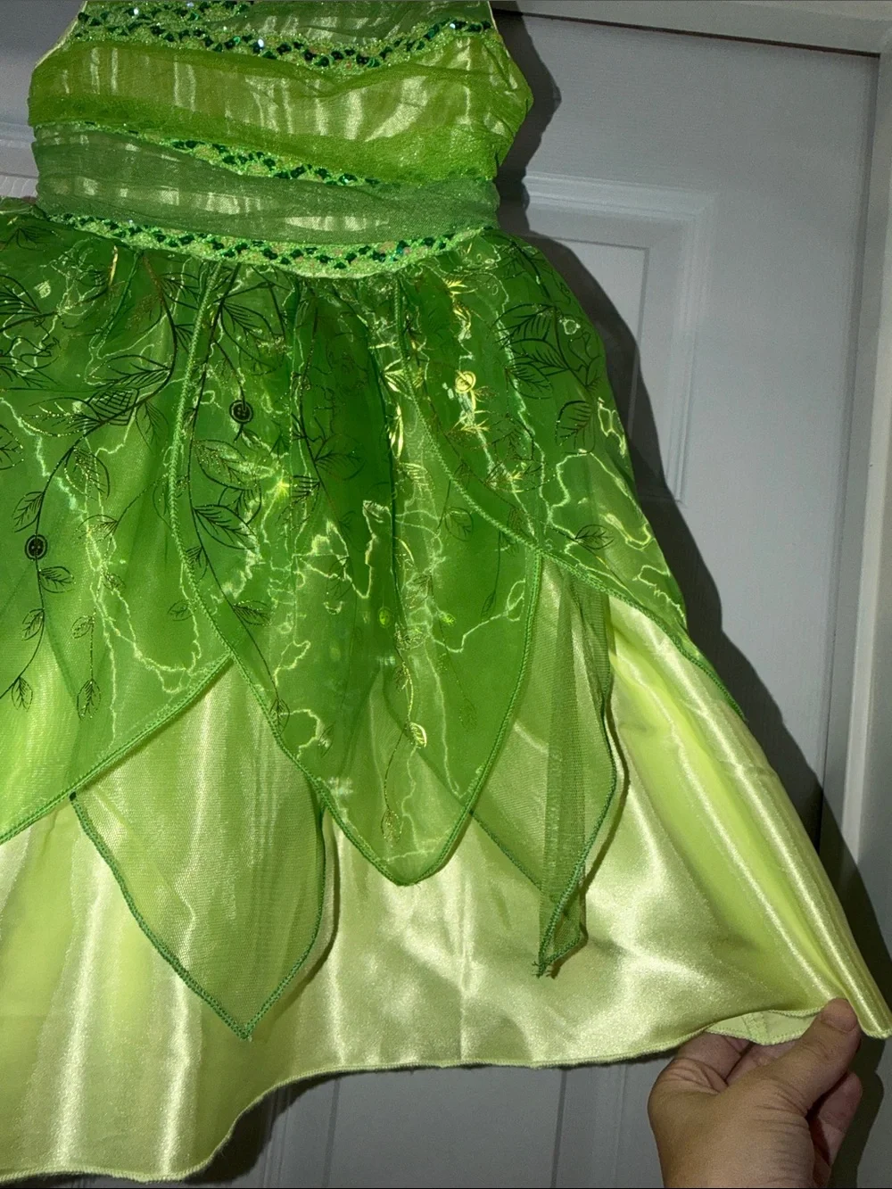 Disney Store Tinker Bell Dress-Up Costume Dress Size 4 – Like New  Let your li